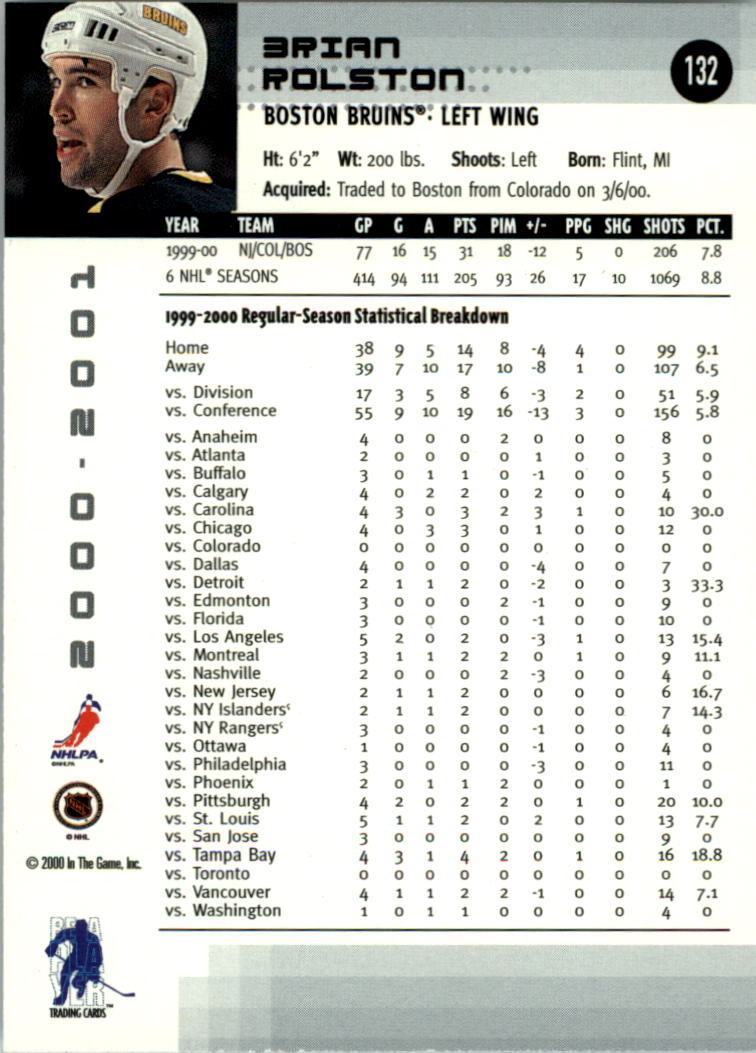 2000-01 BAP Memorabilia Hockey Card Pick 2-306 - Bild 212 von 474
