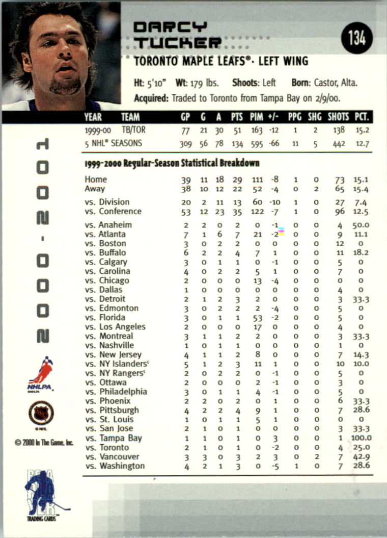 2000-01 BAP Memorabilia Hockey Card Pick 2-306 - Bild 216 von 474