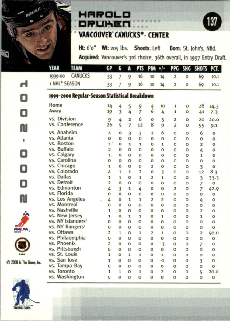 2000-01 BAP Memorabilia Hockey Card Pick 2-306 - Bild 222 von 474