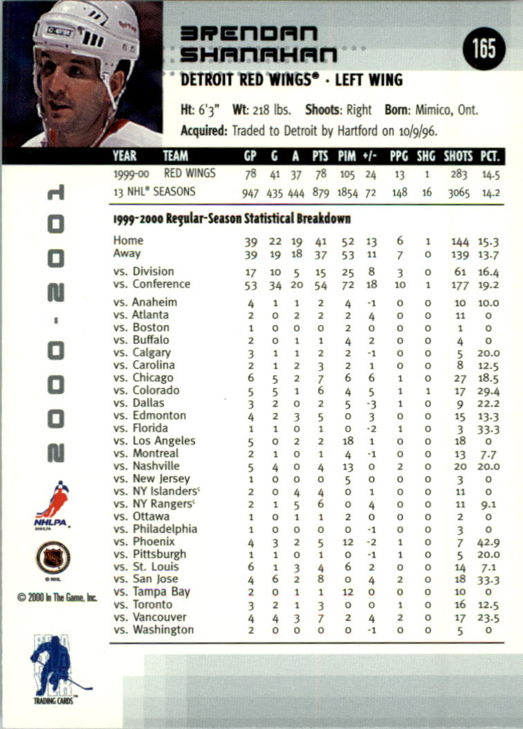 2000-01 BAP Memorabilia Hockey Card Pick 2-306 - Bild 264 von 474