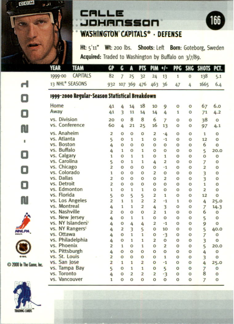2000-01 BAP Memorabilia Hockey Card Pick 2-306 - Bild 266 von 474