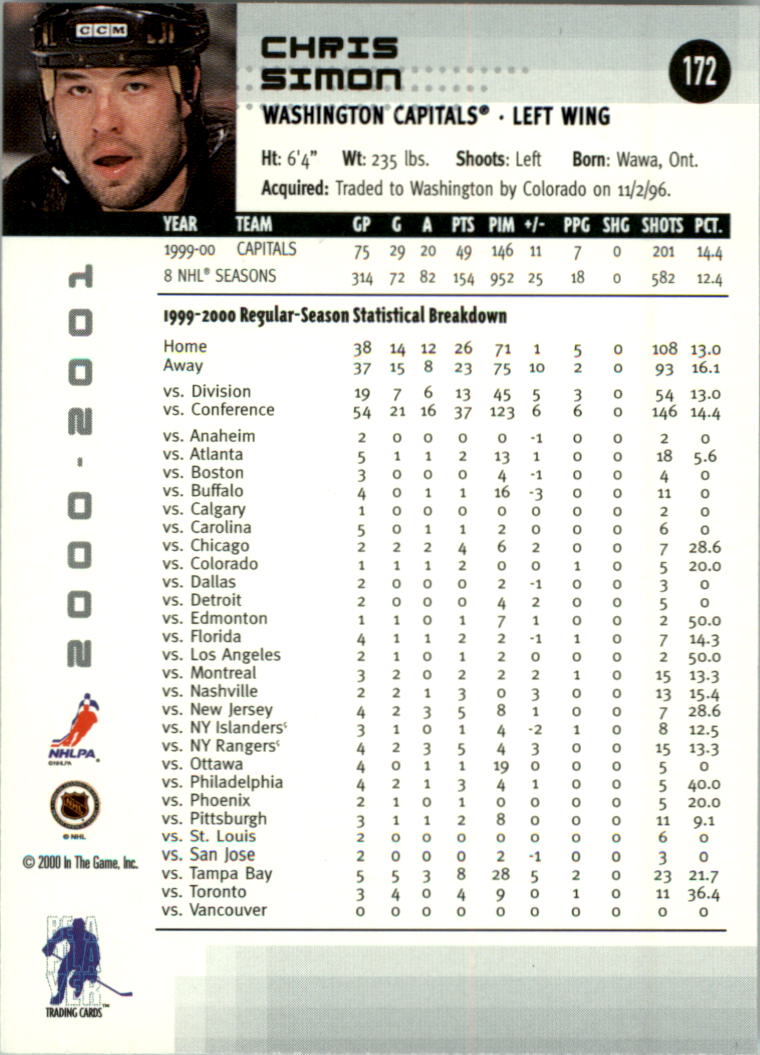 2000-01 BAP Memorabilia Hockey Card Pick 2-306 - Bild 274 von 474