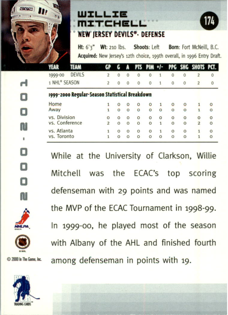 2000-01 BAP Memorabilia Hockey Card Pick 2-306 - Bild 278 von 474