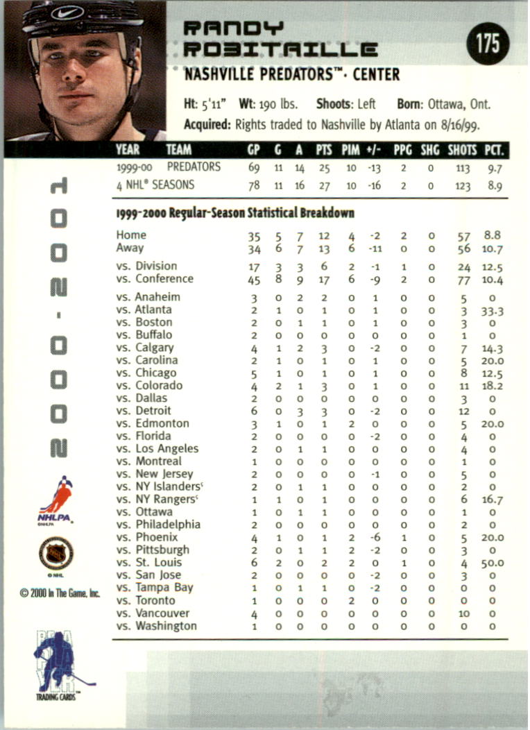 2000-01 BAP Memorabilia Hockey Card Pick 2-306 - Bild 280 von 474
