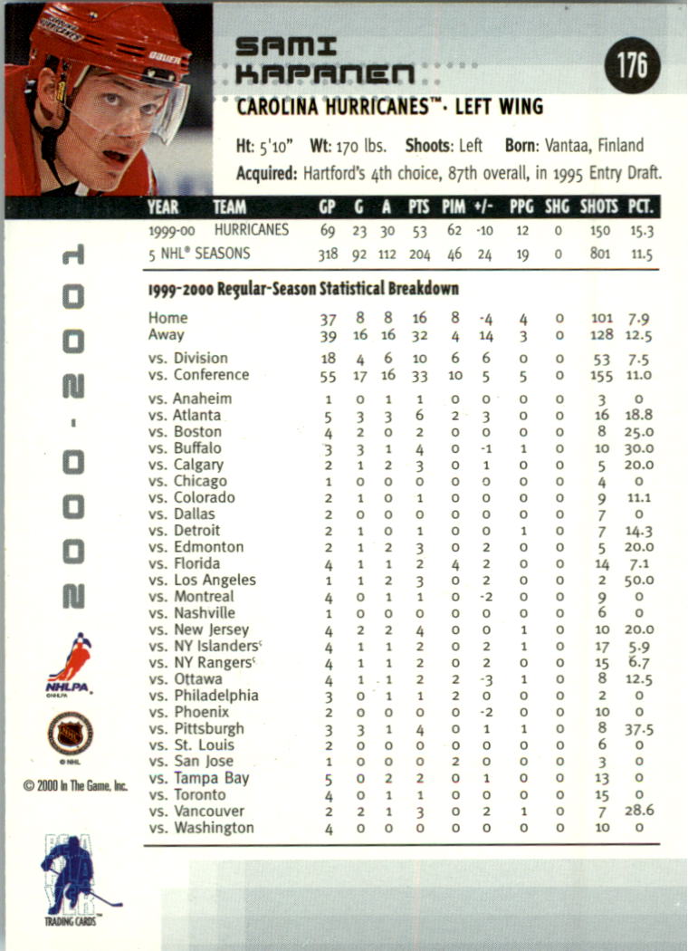 2000-01 BAP Memorabilia Hockey Card Pick 2-306 - Bild 282 von 474