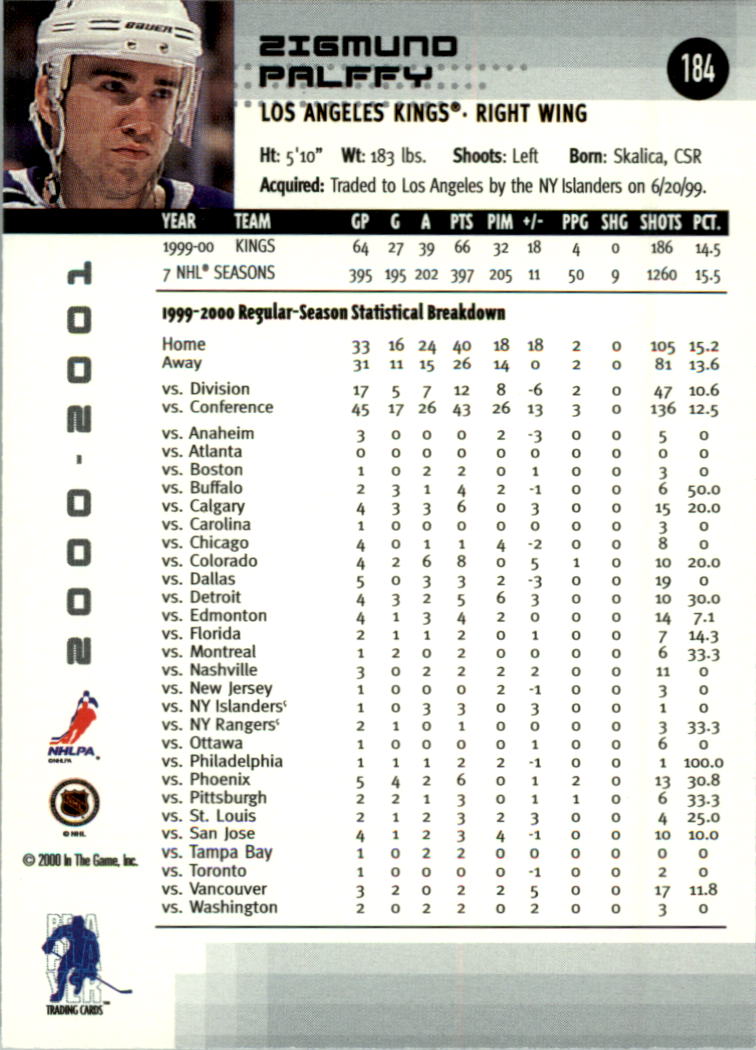 2000-01 BAP Memorabilia Hockey Card Pick 2-306 - Bild 291 von 474