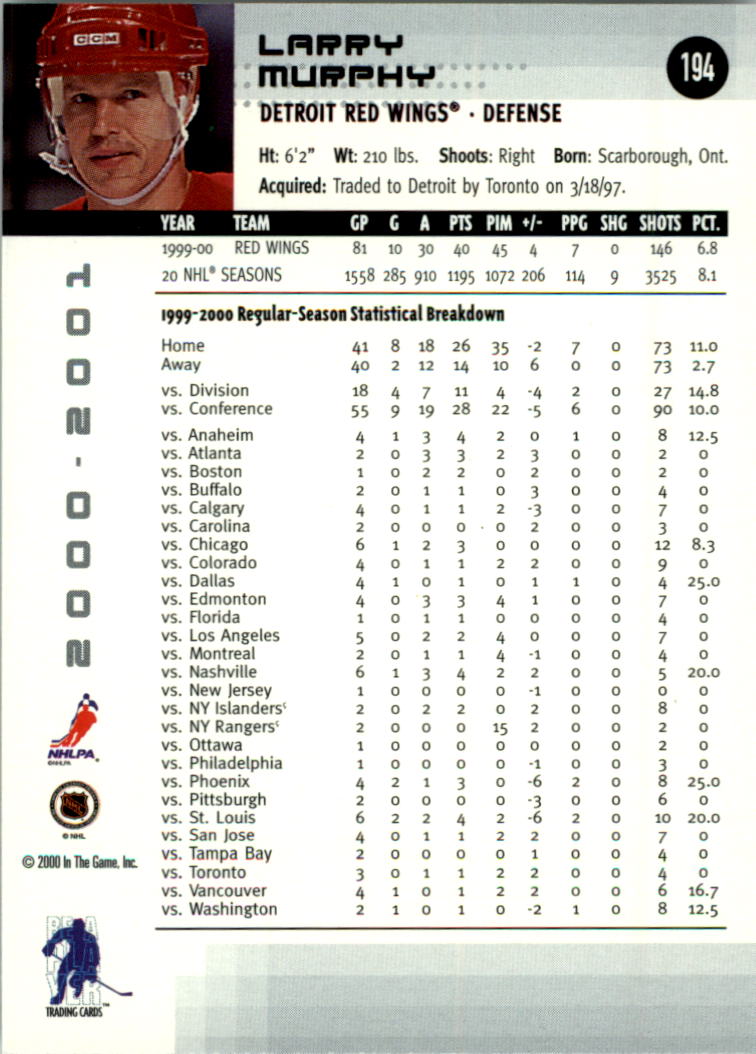 2000-01 BAP Memorabilia Hockey Card Pick 2-306 - Bild 303 von 474