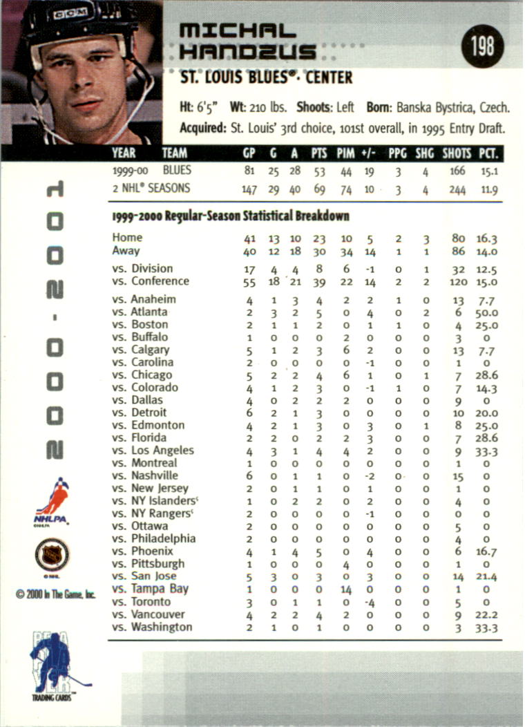 2000-01 BAP Memorabilia Hockey Card Pick 2-306 - Bild 311 von 474