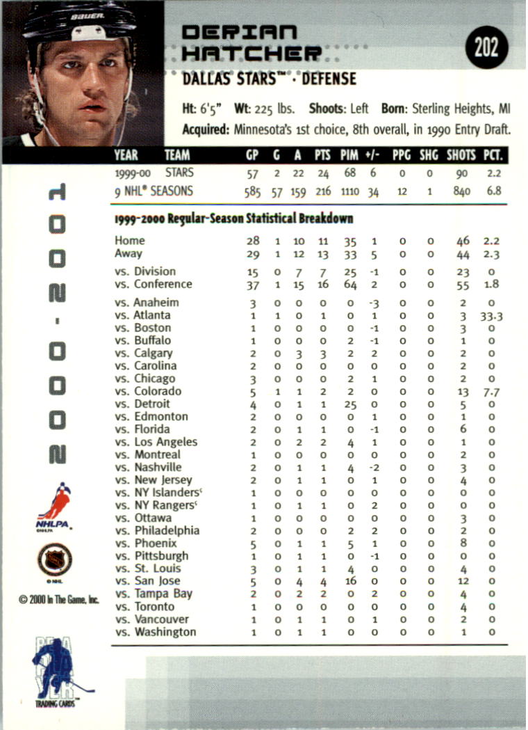 2000-01 BAP Memorabilia Hockey Card Pick 2-306 - Bild 317 von 474