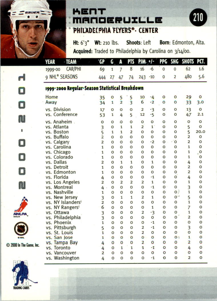 2000-01 BAP Memorabilia Hockey Card Pick 2-306 - Bild 329 von 474