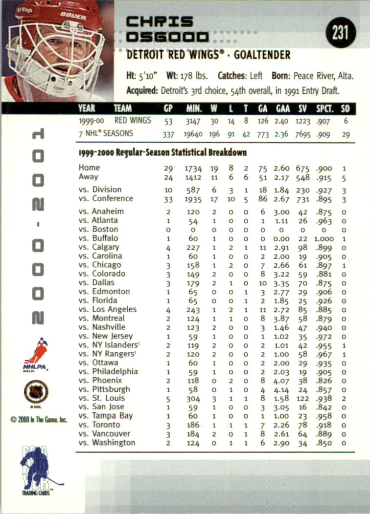2000-01 BAP Memorabilia Hockey Card Pick 2-306 - Bild 359 von 474
