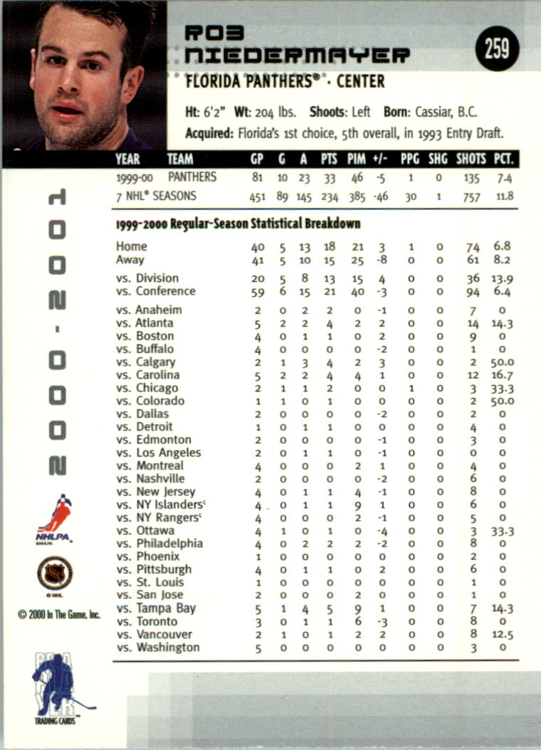 2000-01 BAP Memorabilia Hockey Card Pick 2-306 - Bild 400 von 474