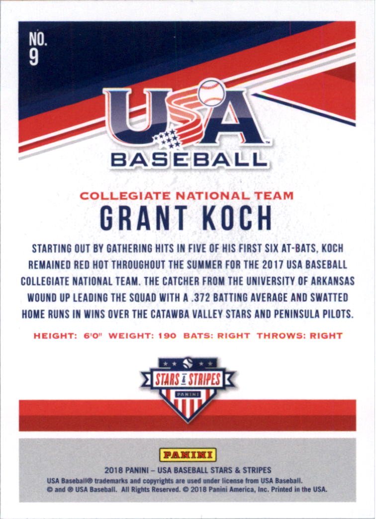 2018 USA Baseball Stars and Stripes Longevity Parallel Baseball Card Pick - Picture 13 of 161