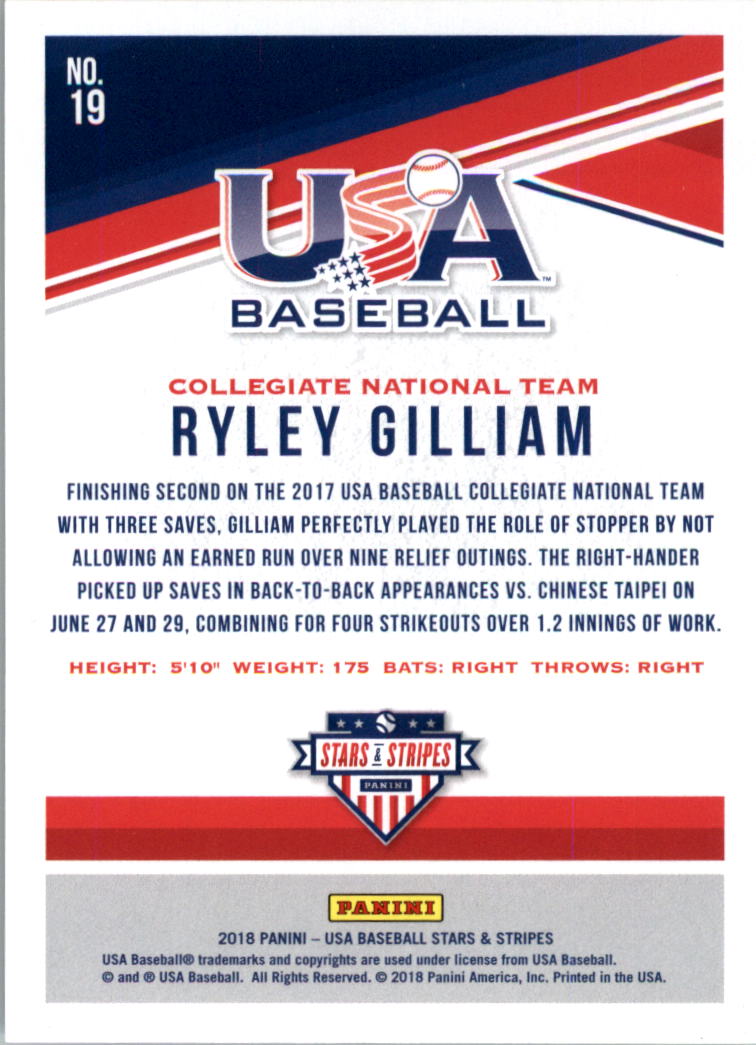 2018 USA Baseball Stars and Stripes Longevity Parallel Baseball Card Pick - Picture 29 of 161