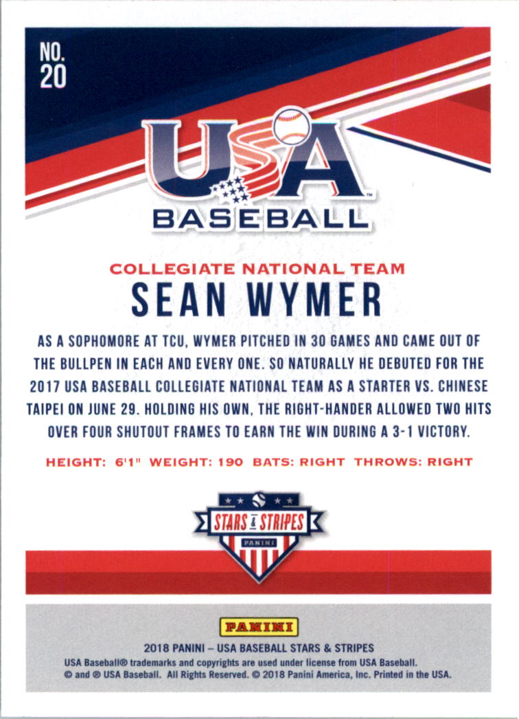 2018 USA Baseball Stars and Stripes Longevity Parallel Baseball Card Pick - Picture 31 of 161