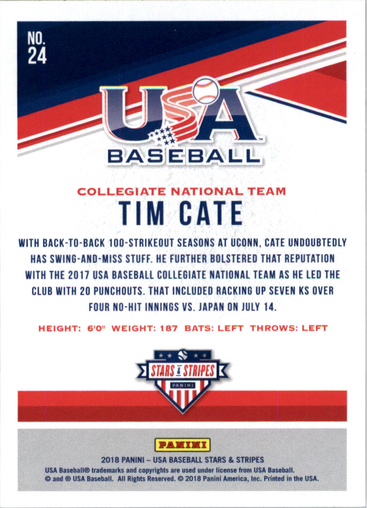 2018 USA Baseball Stars and Stripes Longevity Parallel Baseball Card Pick - Picture 37 of 161