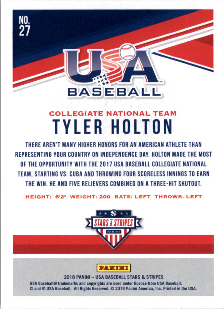 2018 USA Baseball Stars and Stripes Longevity Parallel Baseball Card Pick - Picture 43 of 161