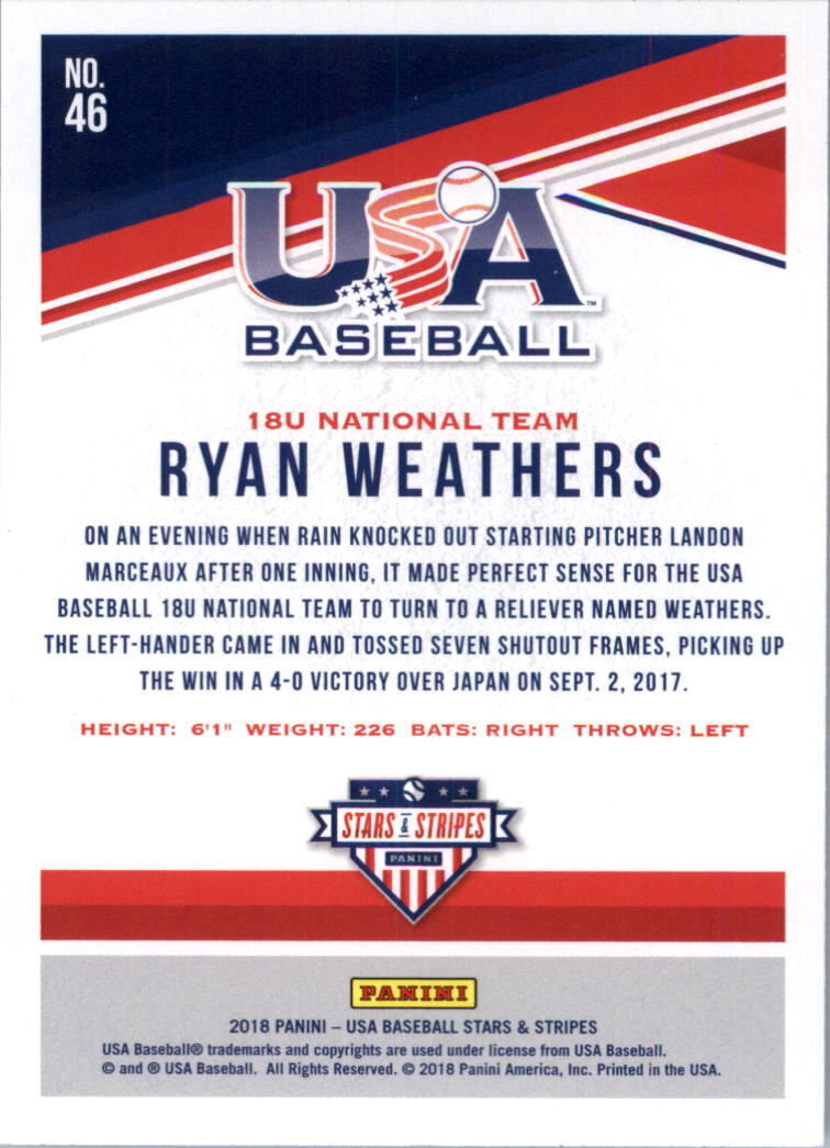 2018 USA Baseball Stars and Stripes Longevity Parallel Baseball Card Pick - Picture 75 of 161