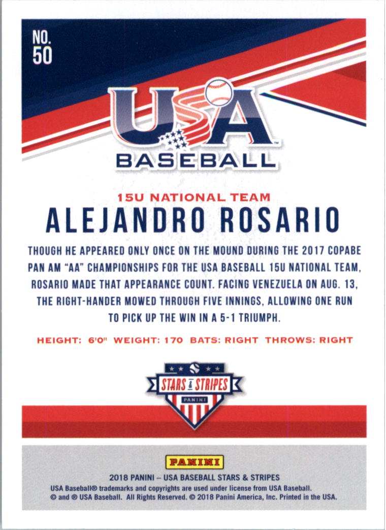 2018 USA Baseball Stars and Stripes Longevity Parallel Baseball Card Pick - Picture 83 of 161
