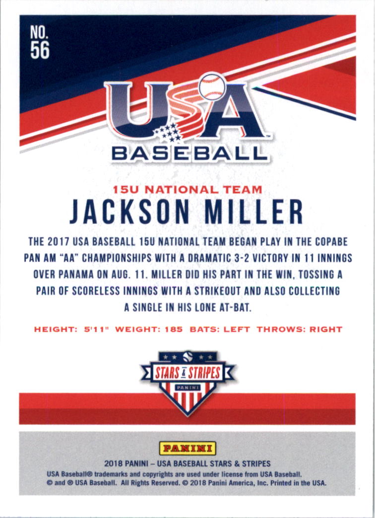 2018 USA Baseball Stars and Stripes Longevity Parallel Baseball Card Pick - Picture 89 of 161