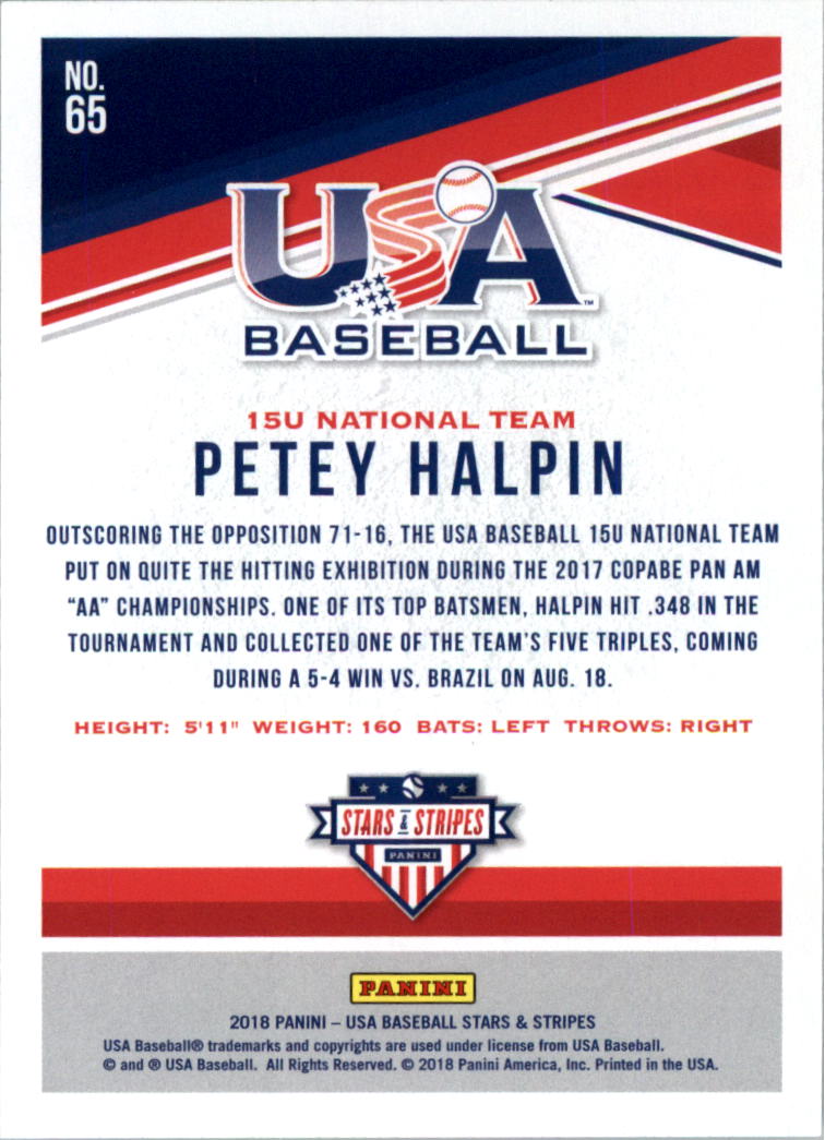 2018 USA Baseball Stars and Stripes Longevity Parallel Baseball Card Pick - Picture 105 of 161