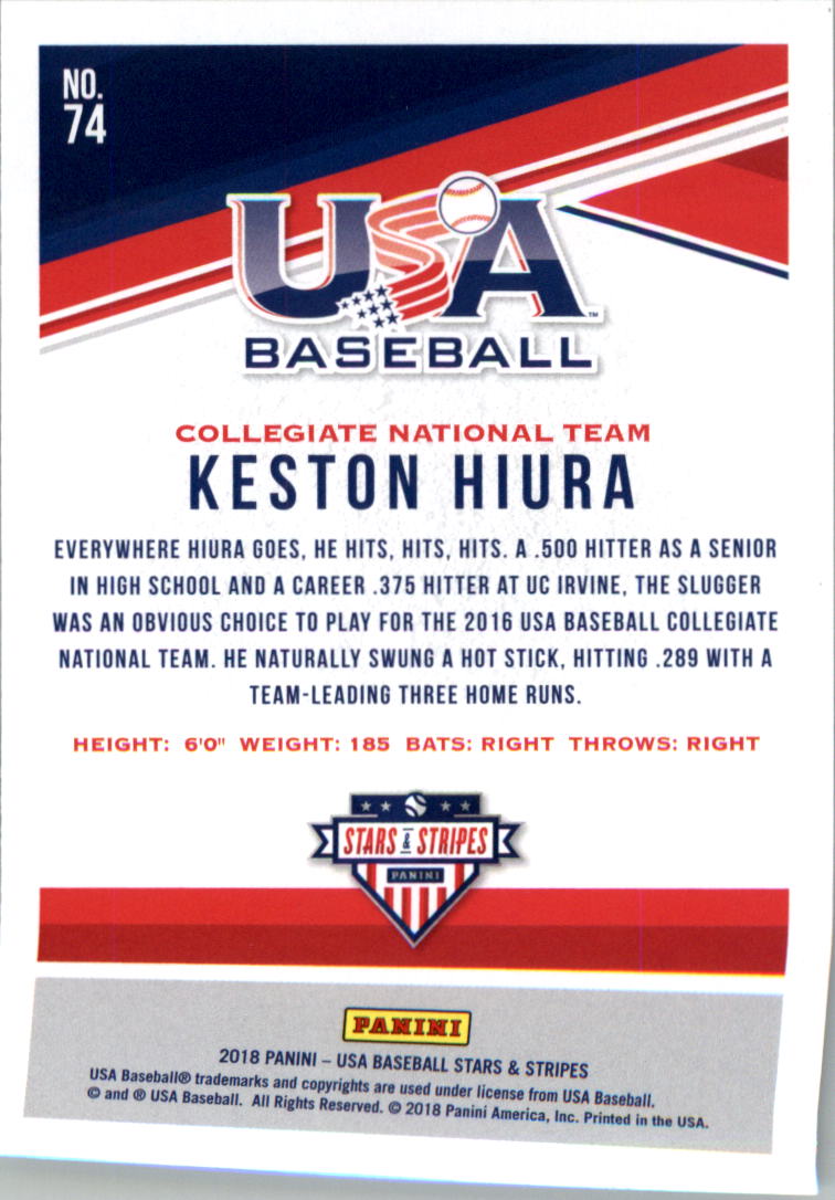 2018 USA Baseball Stars and Stripes Longevity Parallel Baseball Card Pick - Picture 121 of 161