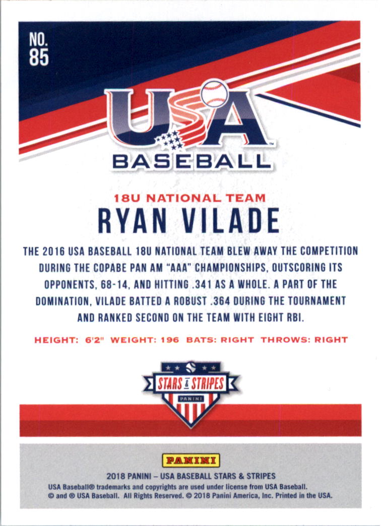 2018 USA Baseball Stars and Stripes Longevity Parallel Baseball Card Pick - Picture 139 of 161