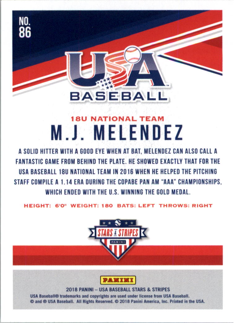 2018 USA Baseball Stars and Stripes Longevity Parallel Baseball Card Pick - Picture 141 of 161