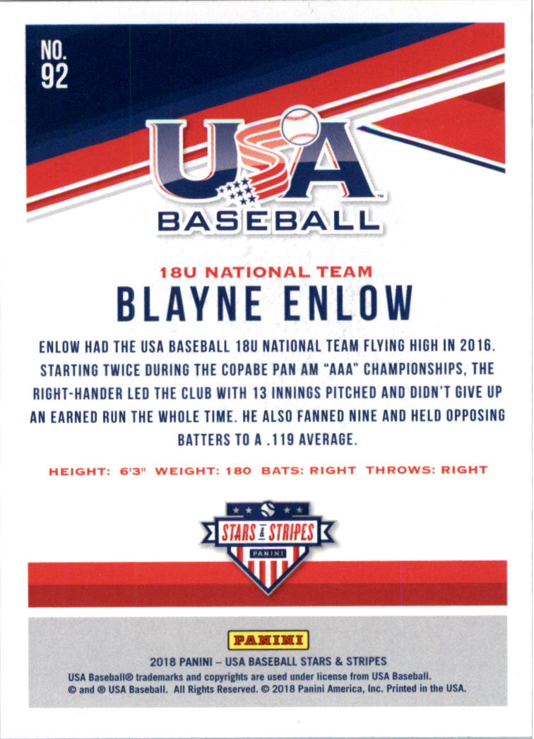 2018 USA Baseball Stars and Stripes Longevity Parallel Baseball Card Pick - Picture 149 of 161
