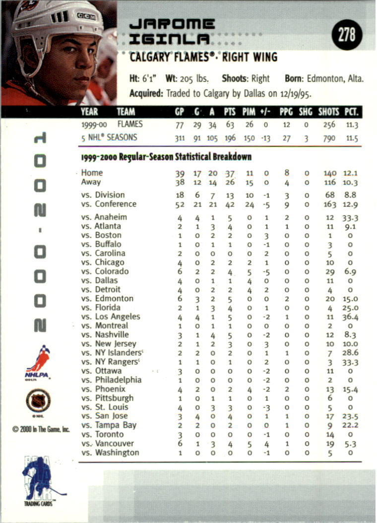 2000-01 BAP Memorabilia Hockey Card Pick 2-306 - Bild 426 von 474