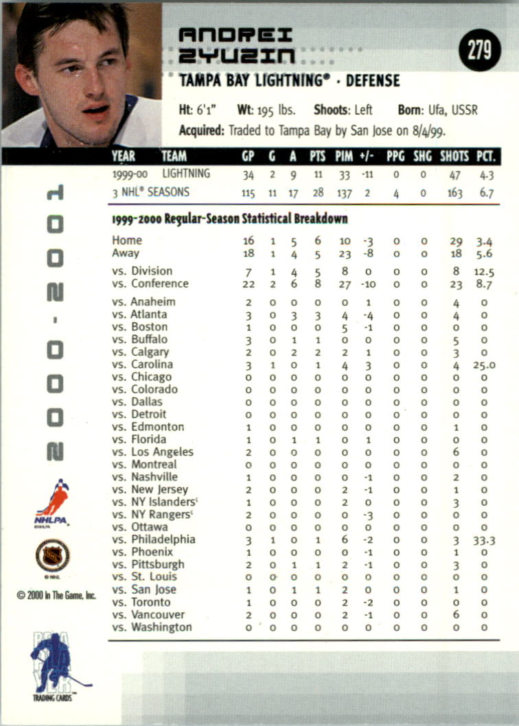 2000-01 BAP Memorabilia Hockey Card Pick 2-306 - Bild 428 von 474