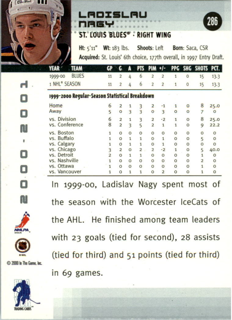 2000-01 BAP Memorabilia Hockey Card Pick 2-306 - Bild 438 von 474