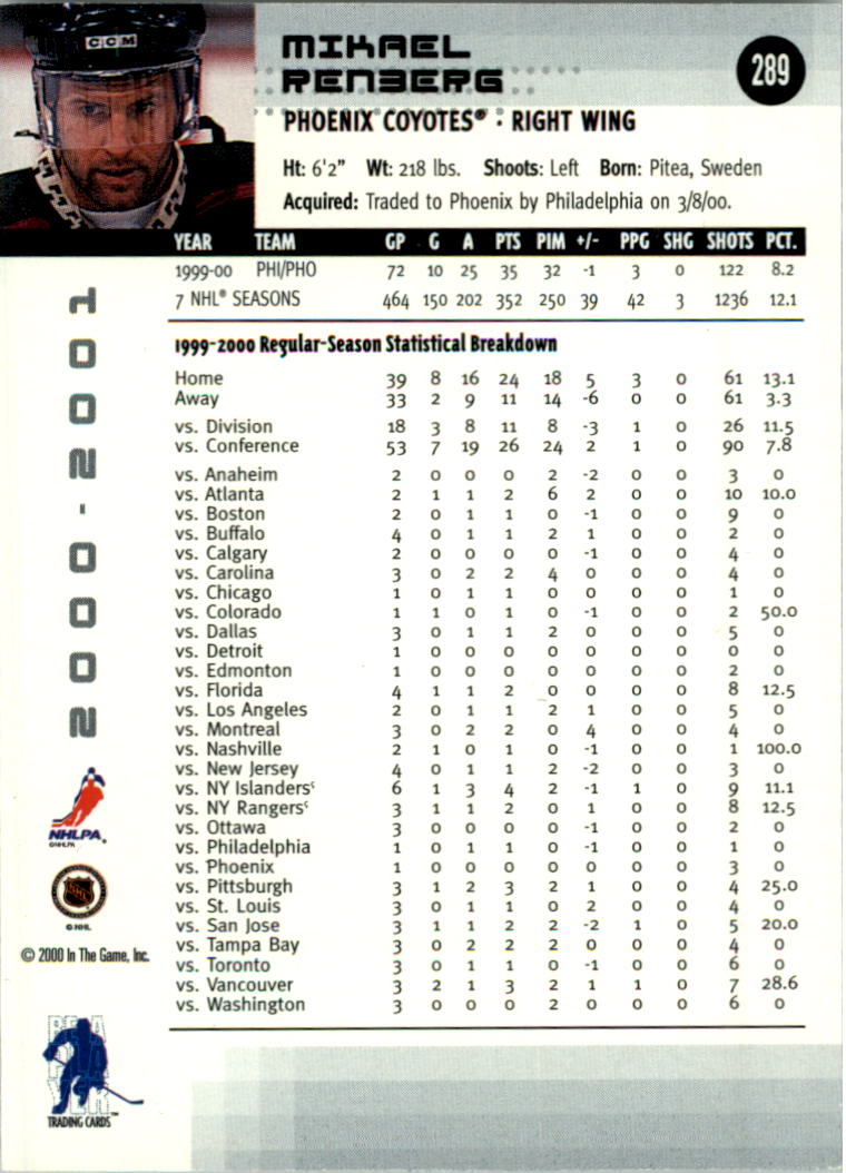 2000-01 BAP Memorabilia Hockey Card Pick 2-306 - Bild 444 von 474