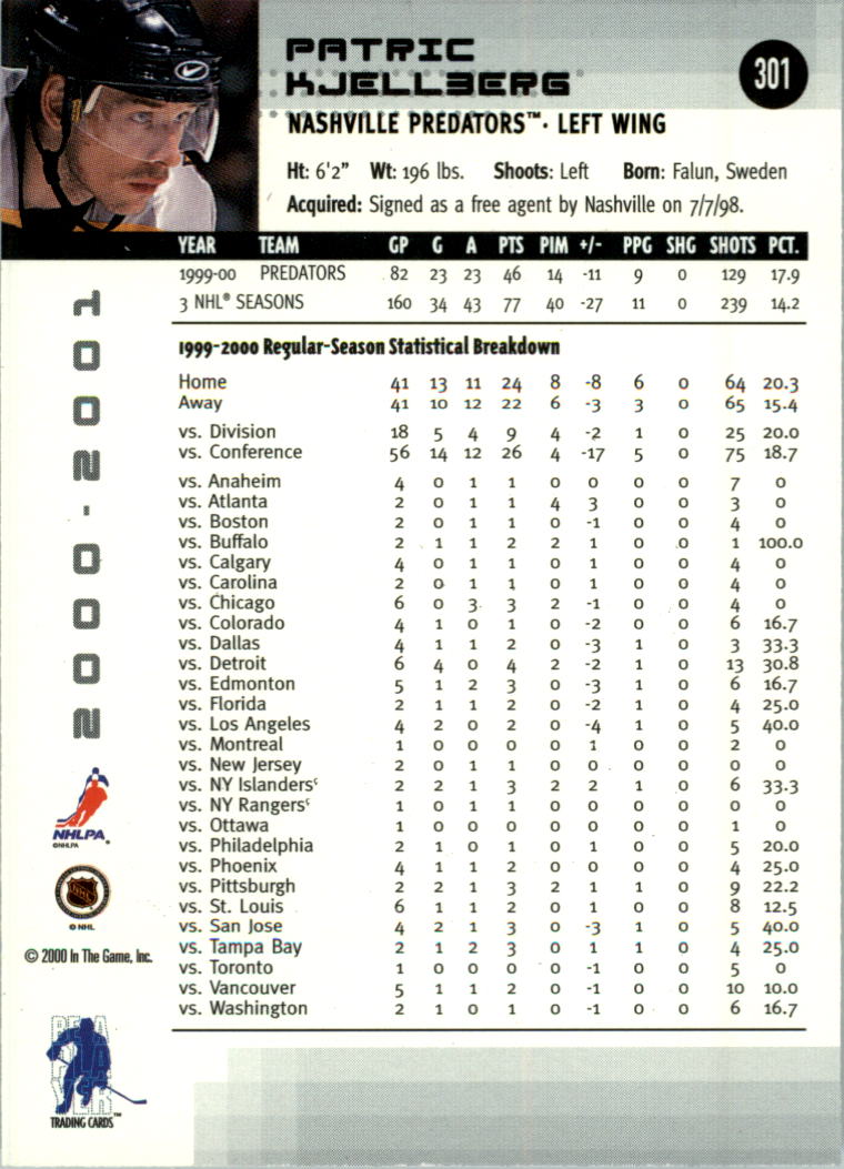 2000-01 BAP Memorabilia Hockey Card Pick 2-306 - Bild 464 von 474
