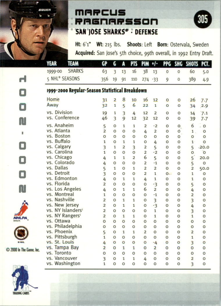 2000-01 BAP Memorabilia Hockey Card Pick 2-306 - Bild 472 von 474