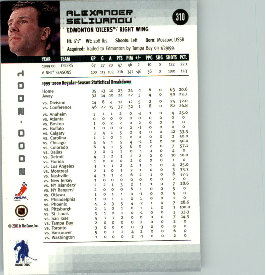 2000-01 BAP Memorabilia Hockey Card Pick 307-513