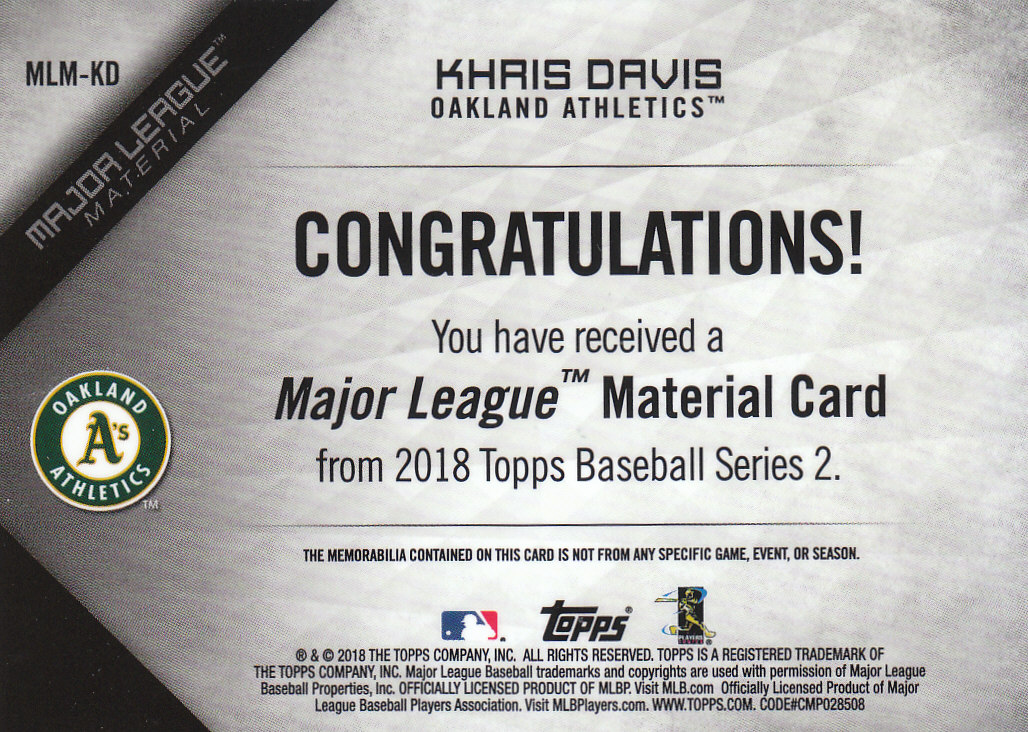 2018 Topps Series 2 Baseball Part 5 Insert Cards - Picture 53 of 117