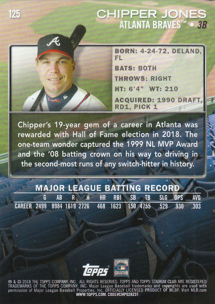 2018 Stadium Club Baseball Part 1 Main Set Cards #1 to #150 - Picture 123 of 150