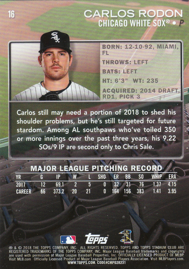 2018 Stadium Club Baseball Part 3 Parallel Cards - Picture 7 of 131