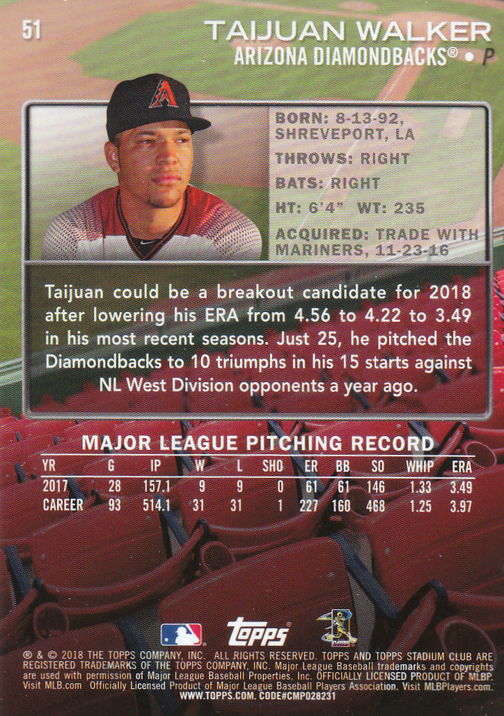 2018 Stadium Club Baseball Part 3 Parallel Cards - Picture 17 of 131