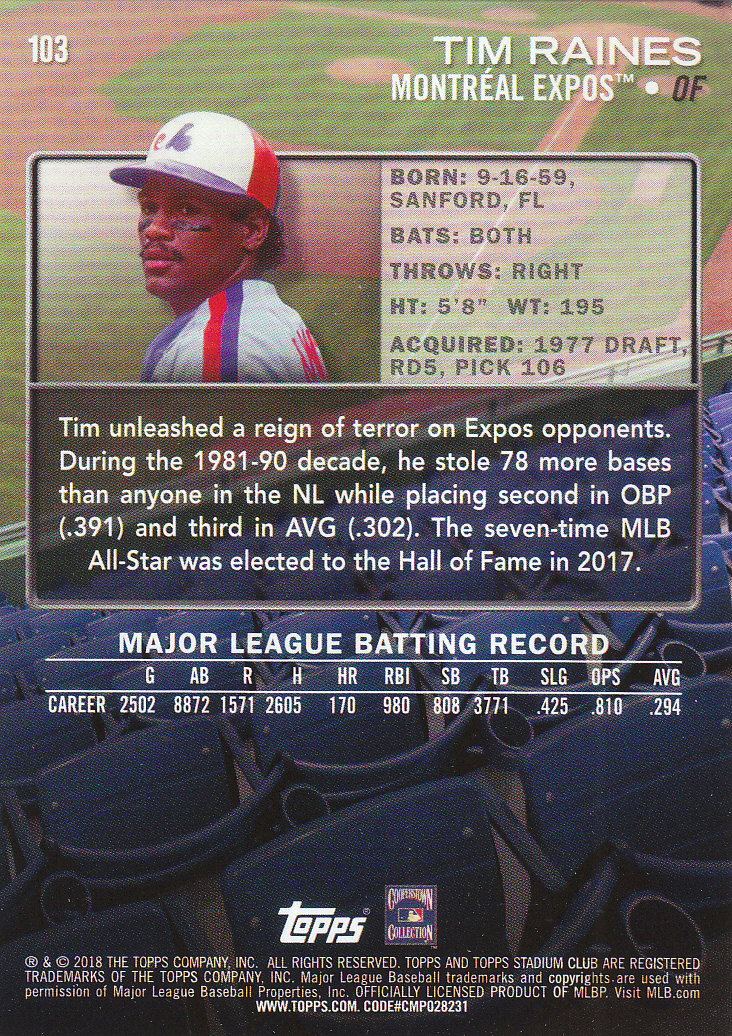 2018 Stadium Club Baseball Part 3 Parallel Cards - Picture 19 of 131
