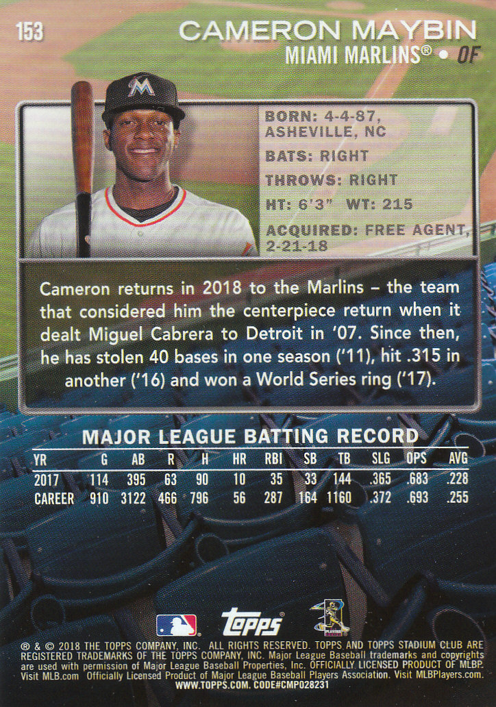 2018 Stadium Club Baseball Part 3 Parallel Cards - Picture 25 of 131