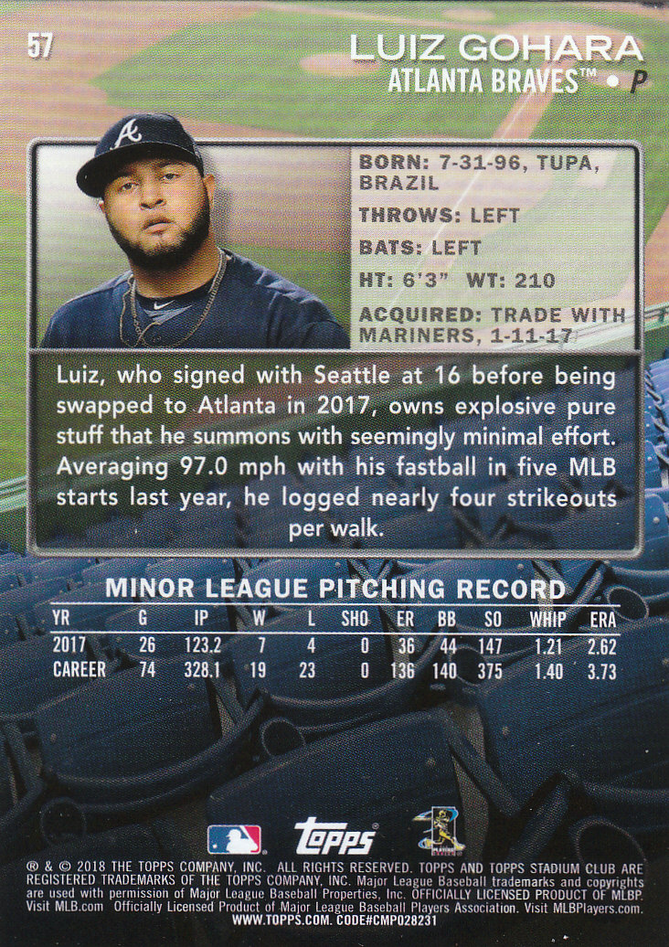 2018 Stadium Club Baseball Part 3 Parallel Cards - Picture 83 of 131