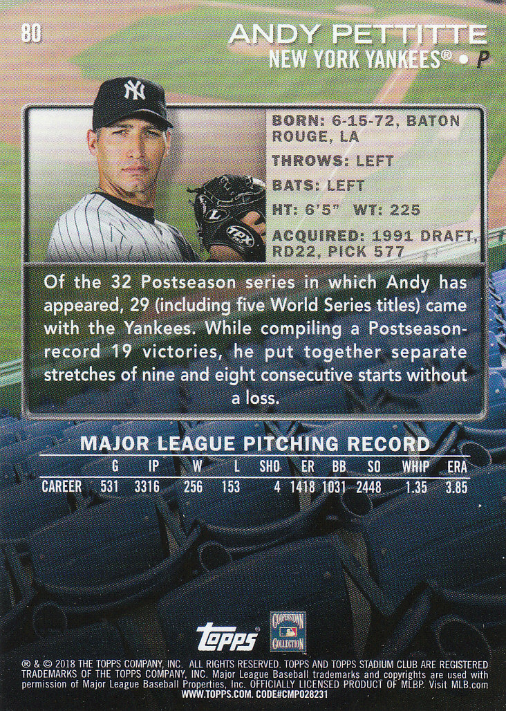 2018 Stadium Club Baseball Part 3 Parallel Cards - Picture 87 of 131