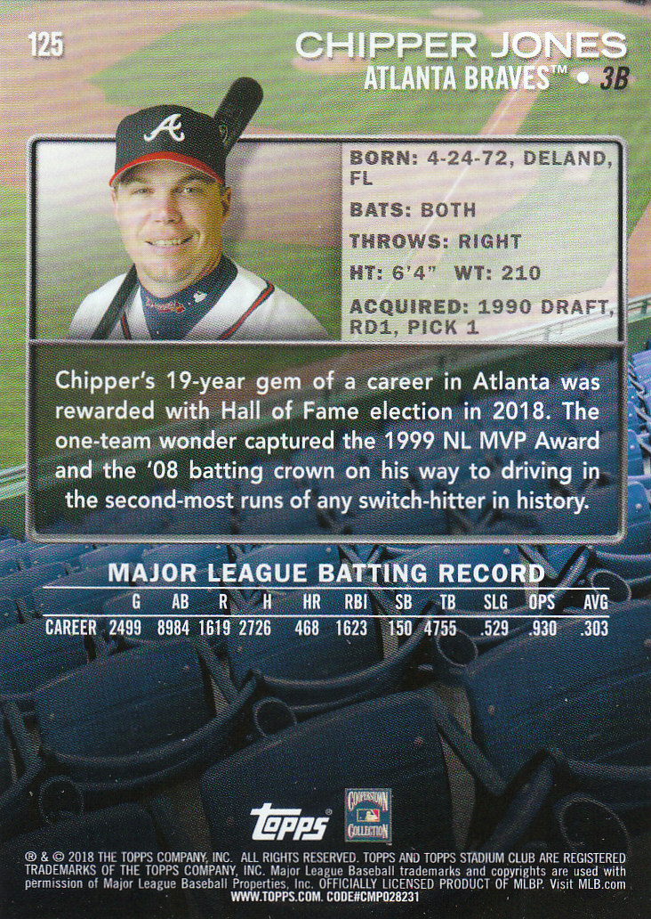 2018 Stadium Club Baseball Part 3 Parallel Cards - Picture 91 of 131