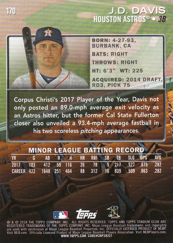 2018 Stadium Club Baseball Part 3 Parallel Cards - Picture 111 of 131