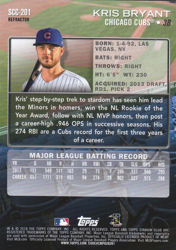 2018 Stadium Club Baseball Part 4 Insert and Autograph Cards - Picture 29 of 113