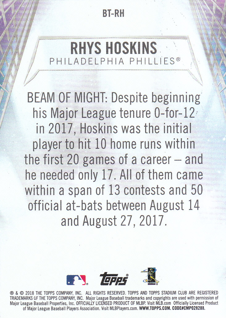 2018 Stadium Club Baseball Part 4 Insert and Autograph Cards - Picture 21 of 113