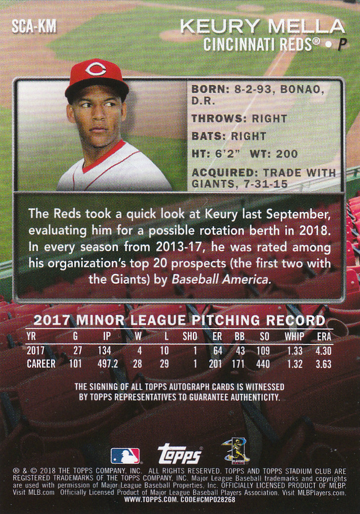 2018 Stadium Club Baseball Part 4 Insert and Autograph Cards - Picture 9 of 113