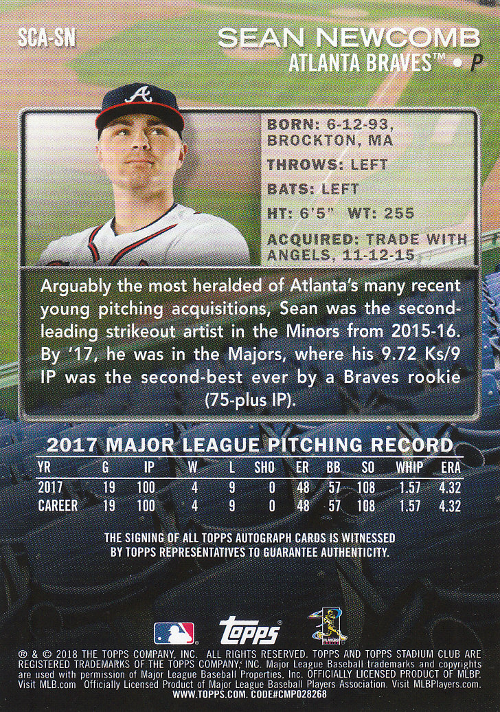 2018 Stadium Club Baseball Part 4 Insert and Autograph Cards - Picture 15 of 113
